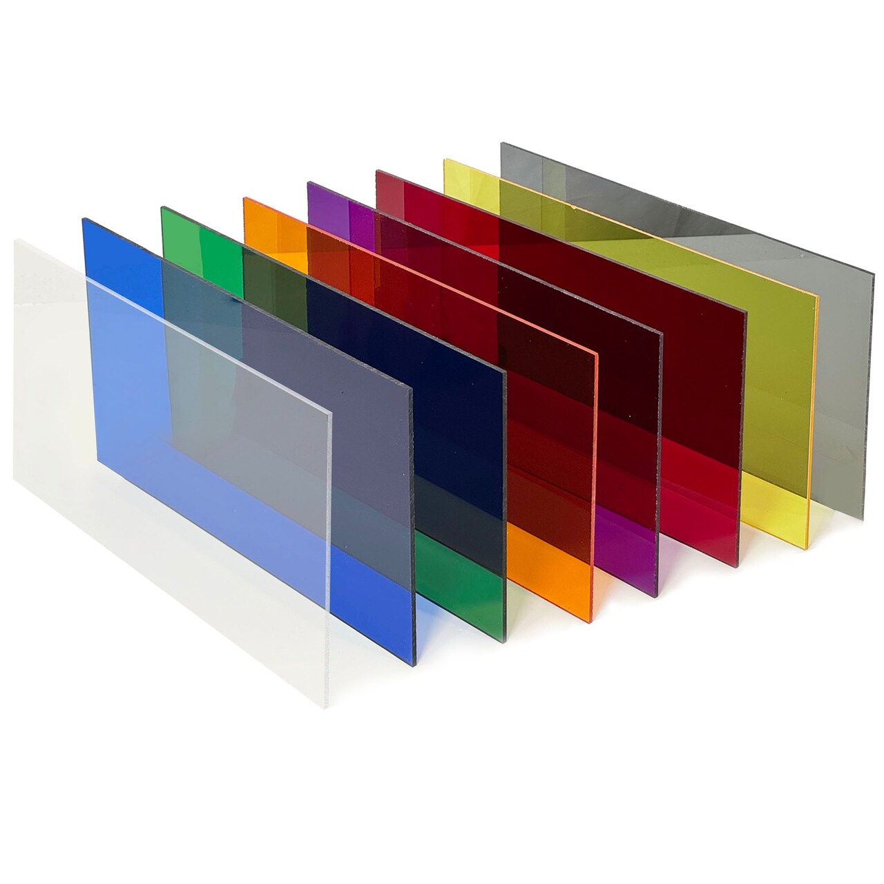 Cast Acrylic in a Variety of Solid Opaque Colors, 2.6mm (1/8th Inch), CO2 Laser & Glowforge Performance Series Ready, Craft Closet Brand, 12x12, 12x19, 12x6,